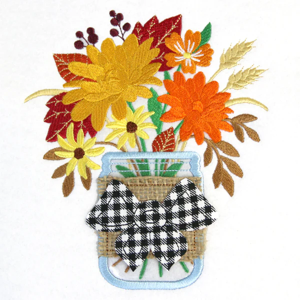 Bountiful Harvest Bouquet (Vinyl Applique) - Image 2