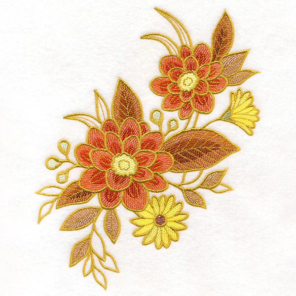Bouquet of Shimmering Fall Blooms - Image 7