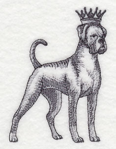 Boxer in Crown - Image 3