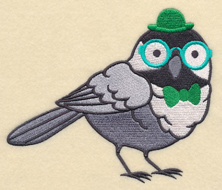 Brainy Chickadee in Glasses - Image 2