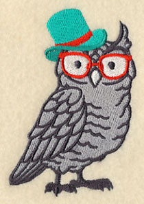 Brainy Owl in Glasses - Image 3