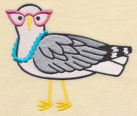 Brainy Seagull in Glasses - Image 2