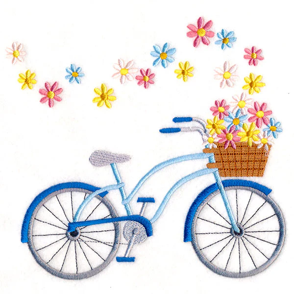 Breezy Floral Bicycle - Image 5