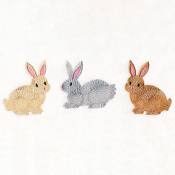 Bright and Breezy Bunnies Trio - Image 3