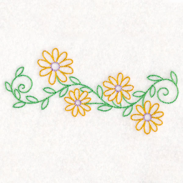 Bright Daisy Border (Vintage) - Image 3