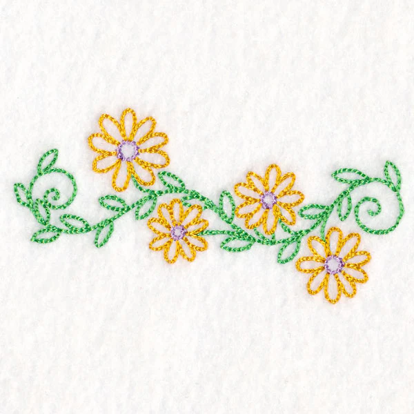 Bright Daisy Border (Vintage) - Image 5