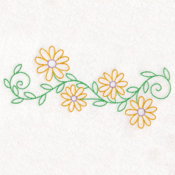 Bright Daisy Border (Vintage) - Image 6
