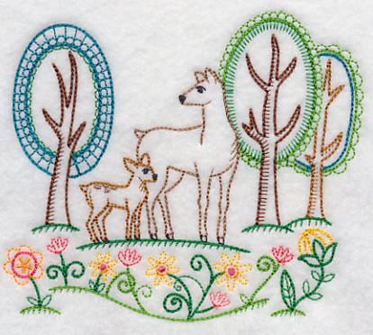Bright Forest Deer (Vintage) - Image 3