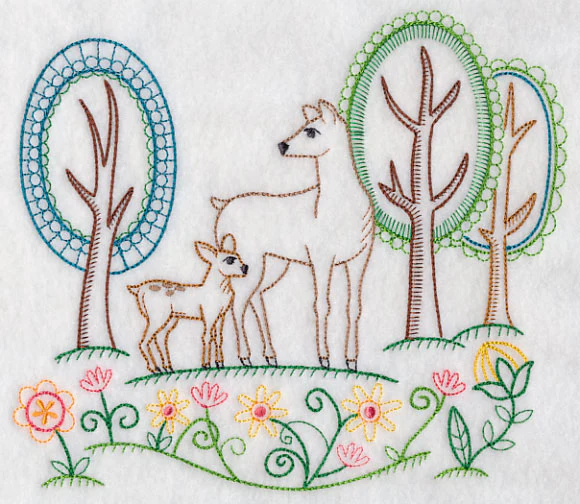 Bright Forest Deer (Vintage) - Image 4