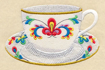 Brilliant Blooms Teacup - Image 2