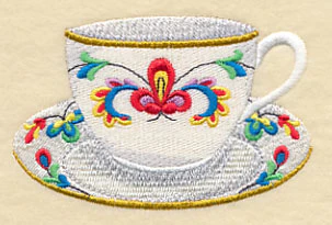 Brilliant Blooms Teacup - Image 4