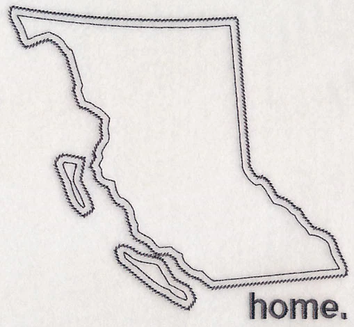 British Columbia Outline (Vintage) - Image 2