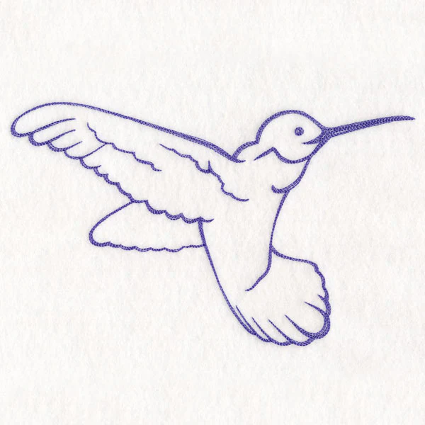 Brushstroke Hummingbird - Image 2
