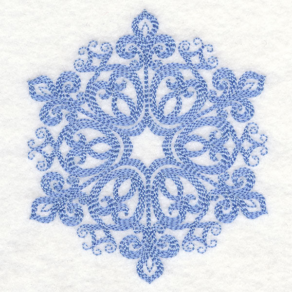 Brushstroke Snowflake - Image 4