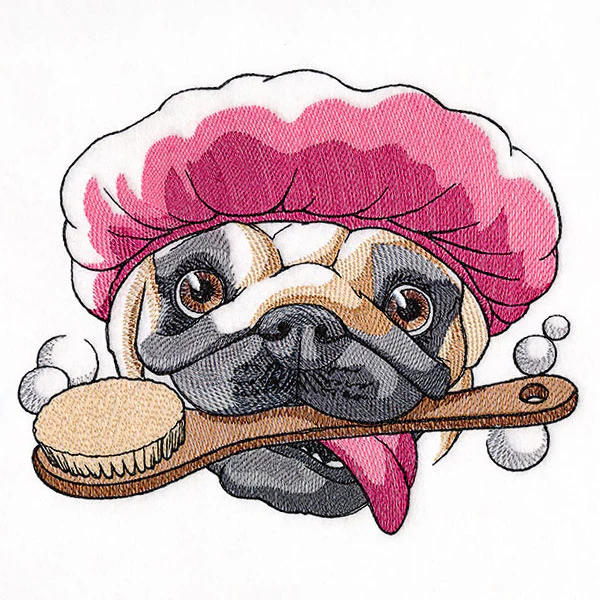 Bubble Bath Delights Pug - Image 2