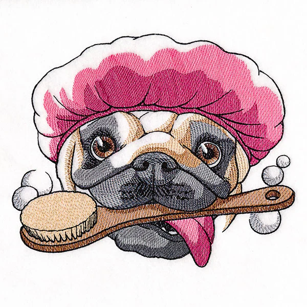Bubble Bath Delights Pug - Image 3