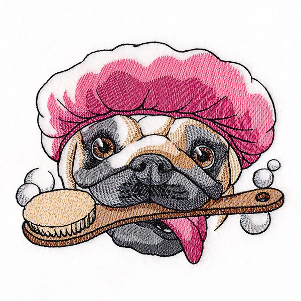 Bubble Bath Delights Pug - Image 5