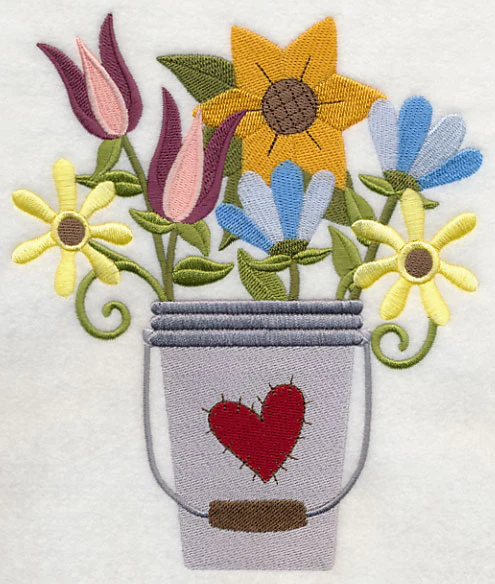 Bucket of Blooms - Image 2