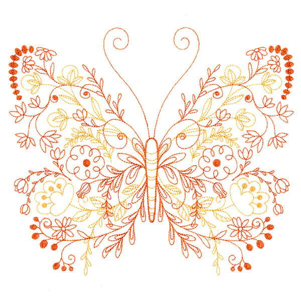 Budding Doodles Butterfly