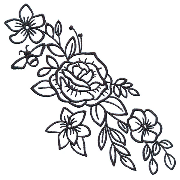 Budding Florals Spray - Image 6