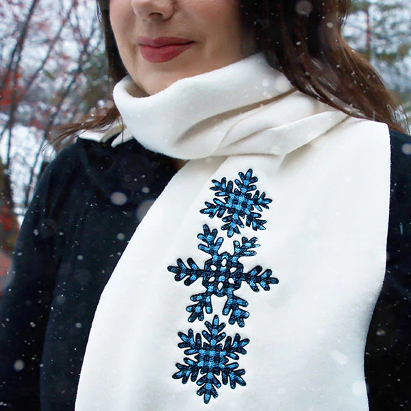 Buffalo Plaid Snowflake Trio - Image 6