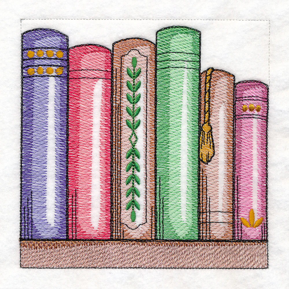 Build a Crafty Bookshelf Quilt- 6 Book Row - Image 4