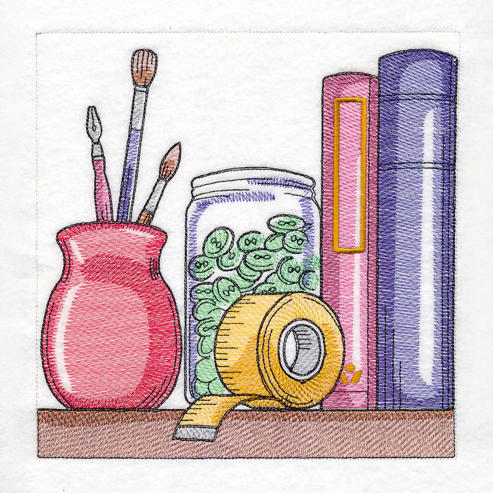 Build a Crafty Bookshelf Quilt - Crafting Supplies - Image 2