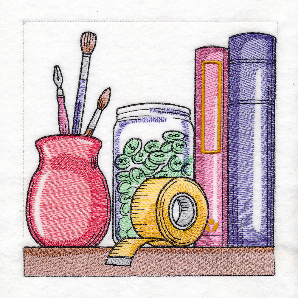 Build a Crafty Bookshelf Quilt - Crafting Supplies - Image 3
