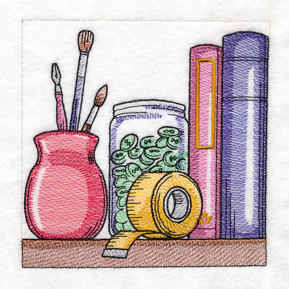Build a Crafty Bookshelf Quilt - Crafting Supplies - Image 4