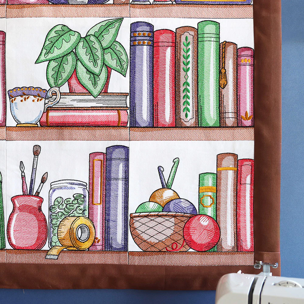 Build a Crafty Bookshelf Quilt Design Pack - Image 15