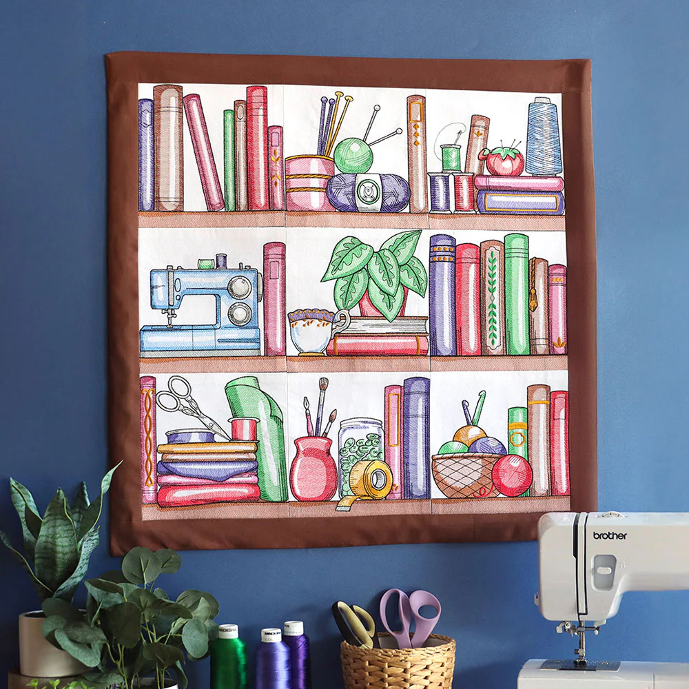 Build a Crafty Bookshelf Quilt Design Pack - Image 8