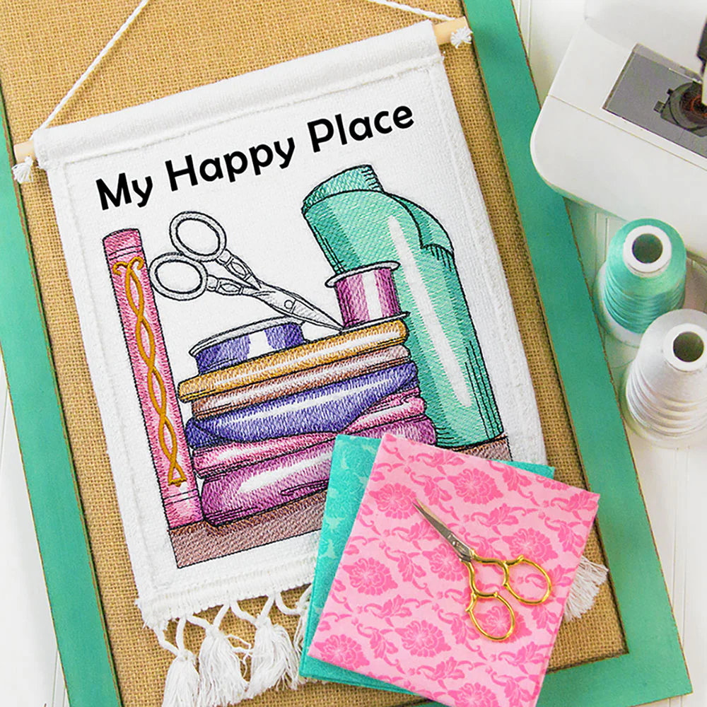 Build a Crafty Bookshelf Quilt - Fabric and Scissors - Image 6