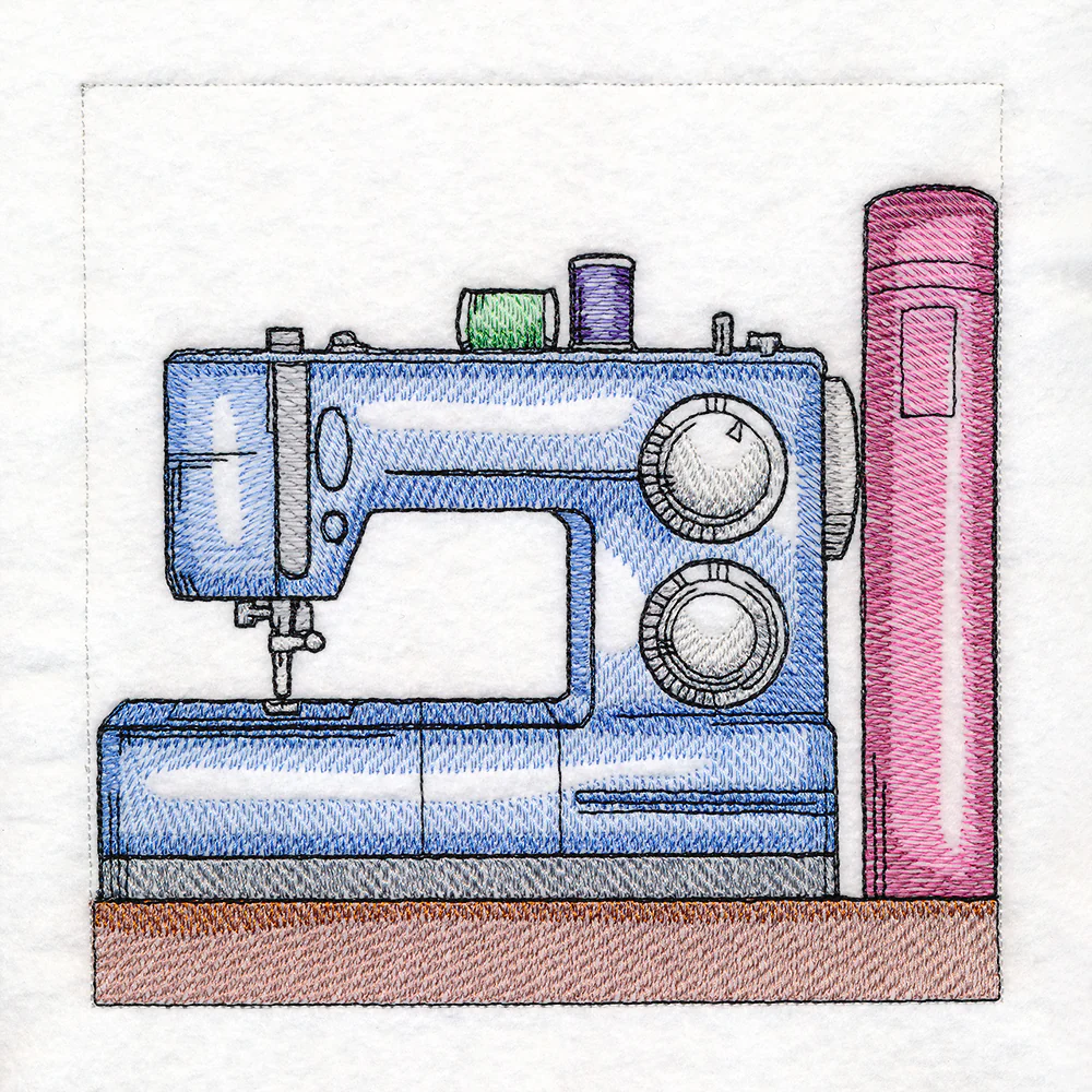 Build a Crafty Bookshelf Quilt - Sewing Machine - Image 3