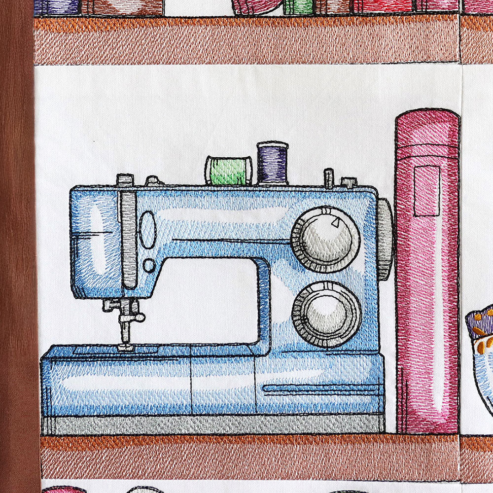 Build a Crafty Bookshelf Quilt - Sewing Machine - Image 6