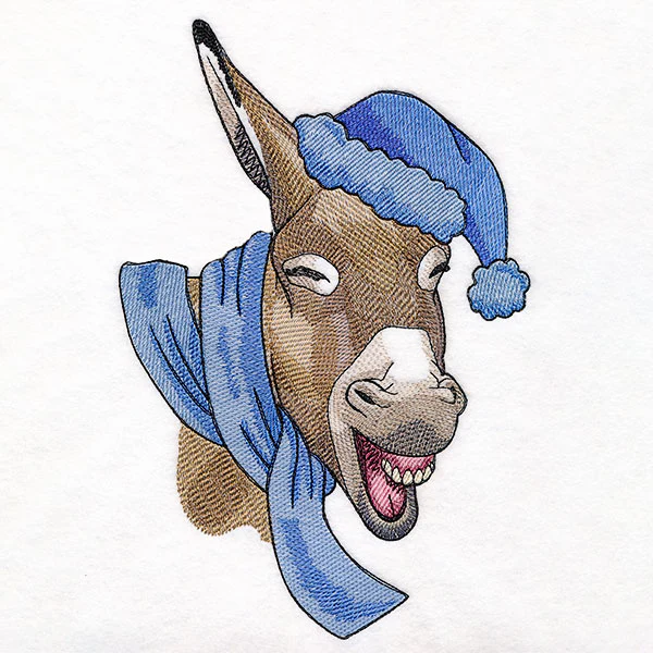 Bundled Up for Winter - Donkey - Image 5