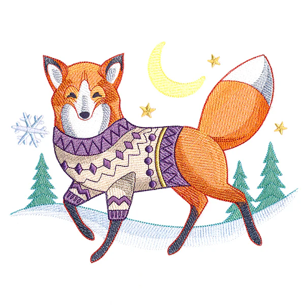 Bundled Up Fox