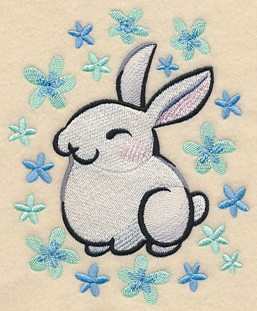 Bunny in Asian Watercolor - Image 2
