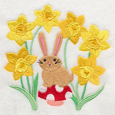 Bunny in Daffodils - Image 4