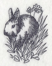 Bunny in Grass - Image 2