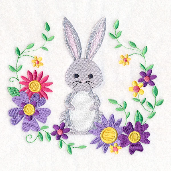 Bunny in Spring Blooms - Image 2