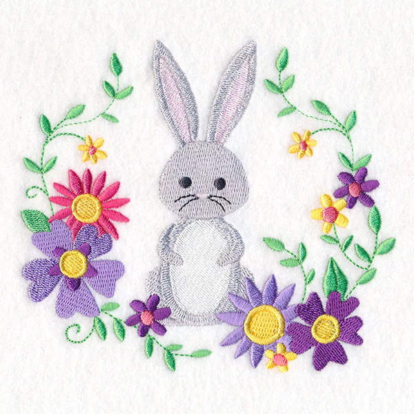Bunny in Spring Blooms - Image 3