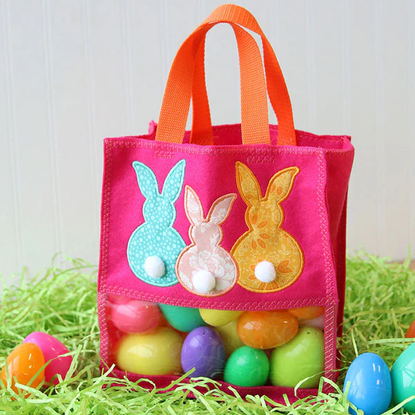 Bunny Puff Trio (Applique) - Image 7
