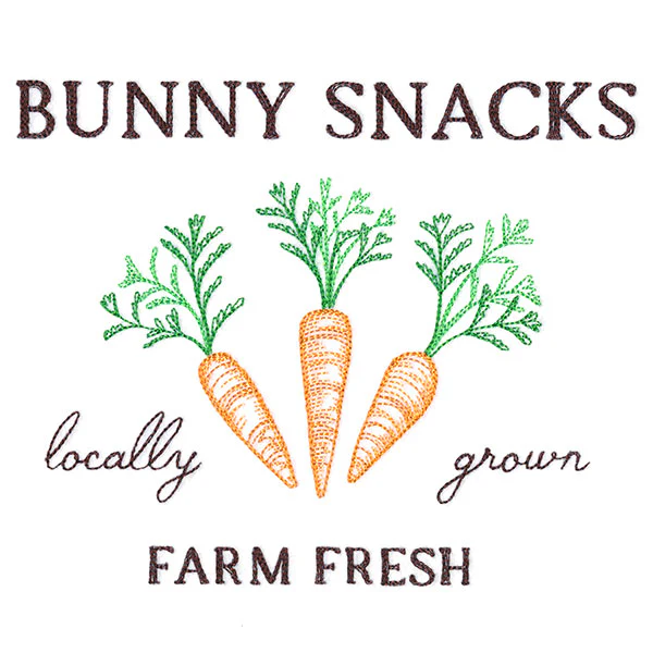 Bunny Snacks Market Sign - Image 5