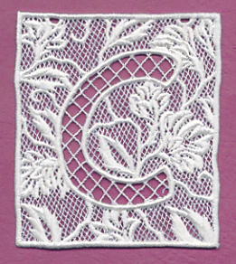 Bunting Letter C (Lace) - Image 2