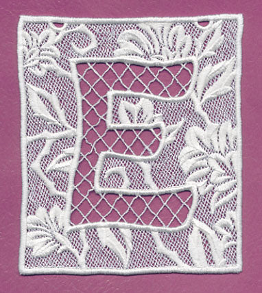 Bunting Letter E (Lace) - Image 3