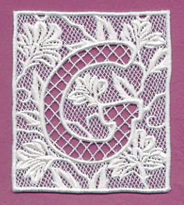 Bunting Letter G (Lace) - Image 2