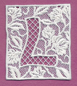 Bunting Letter L (Lace) - Image 2