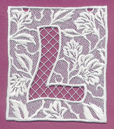 Bunting Letter L (Lace) - Image 3