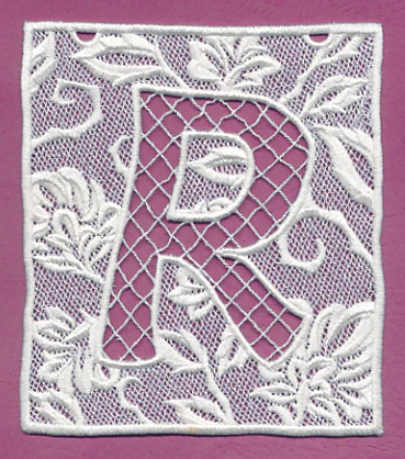 Bunting Letter R (Lace) - Image 3