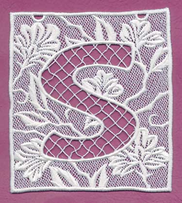 Bunting Letter S (Lace) - Image 3